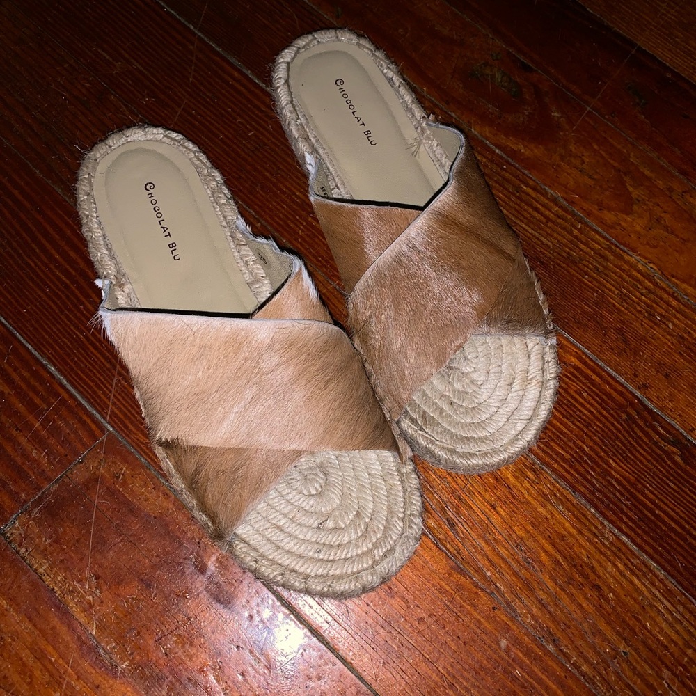 Chocolat Blu Sandal “cow”